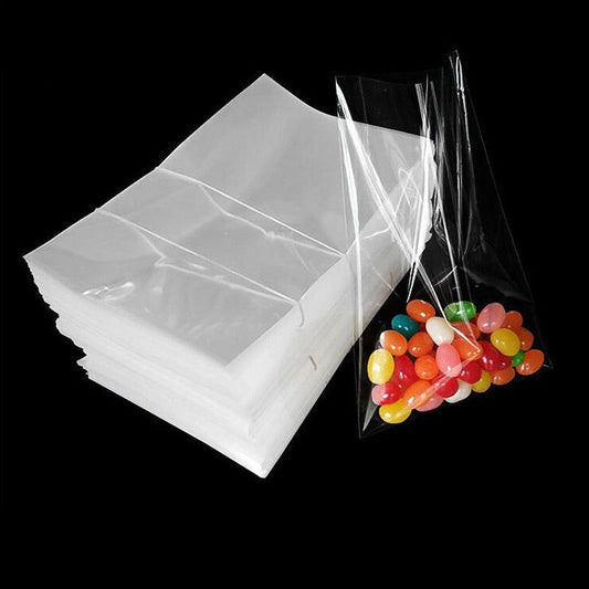 Transparent Plastic Bags - 100pcs OPP Packaging for Gifts & Candy