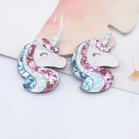 Diy Super Paradise 3D Handmade Unicorn Patches - Eco-friendly Stick-On