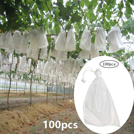 Gardening Plant Cover - Freeze Protection, Non-woven Fabric, 100 Bags
