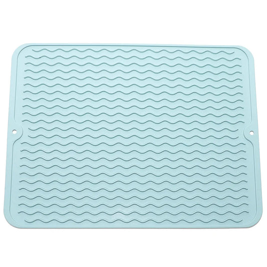 Leeseph Large Silicone Drying Mat - Easy Clean, Fast Drying Kitchen Mat