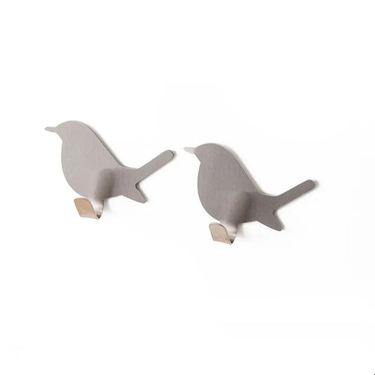 Cartoon Animal Stainless Steel Hooks - Decorative and Durable Design