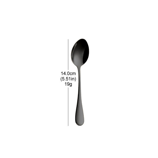 TD HOME Mirror Polished Stainless Steel Coffee Spoons - Elegant Tableware