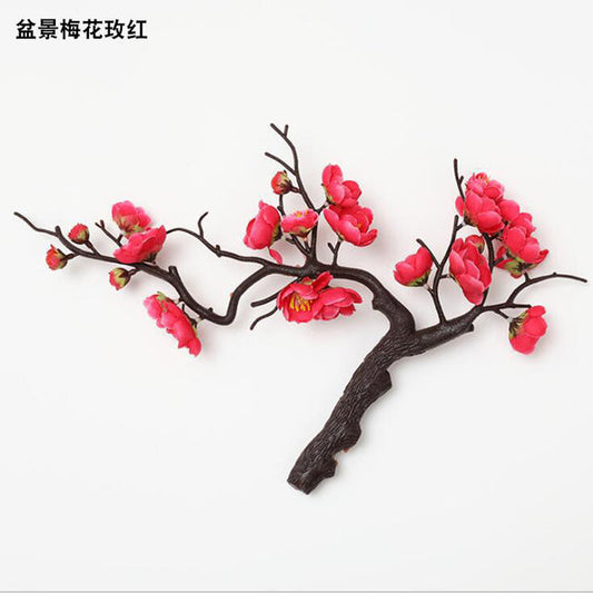 YOMDID Silk Plum Blossom Bouquet - Perfect for Home Decoration