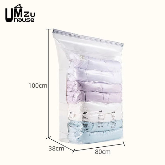 UMZuhause Vacuum Compression Sealer Bags - Space Saving Organiser