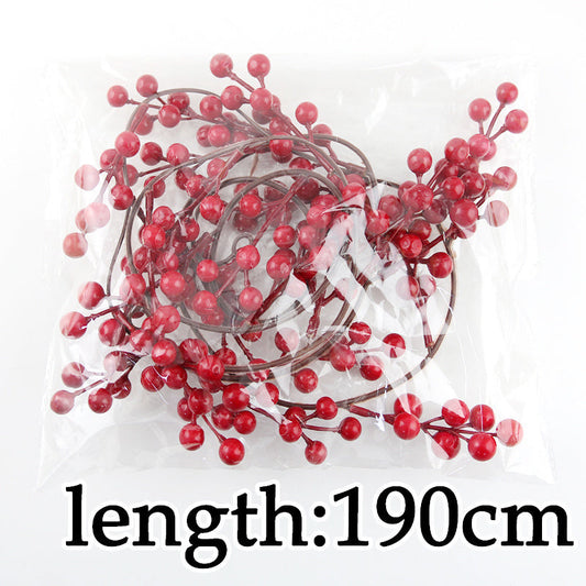 RIBBON HOUSE Simulated Red Berry Artificial Flower for Home Decoration