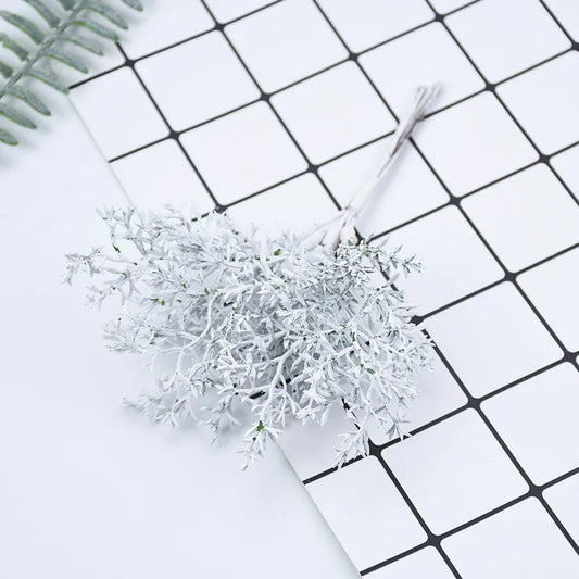 6PCS Artificial Plants Wedding Home Decoration Bridal Accessories Clearance Fake Flowers for Scrapbooking Diy Christmas Wreath