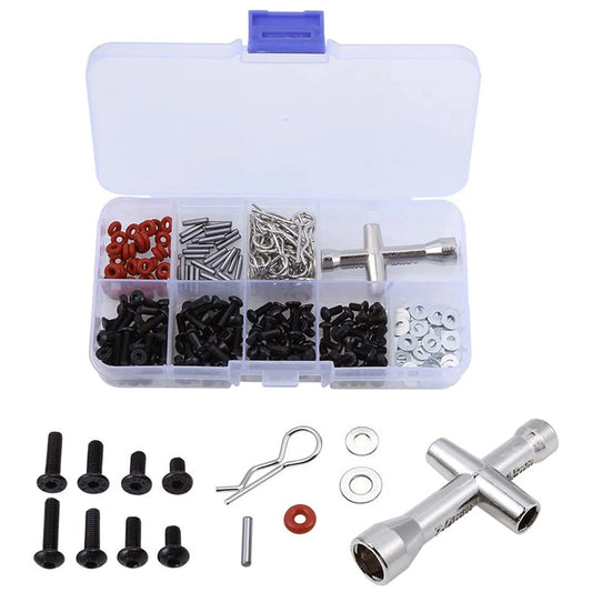 270Pcs Special Repair Tool and Screws Set RC Tool Box for 1/8 1/10 HSP Redcat Arrma Traxxas Slash RC Car Hexagon Wrench Parts