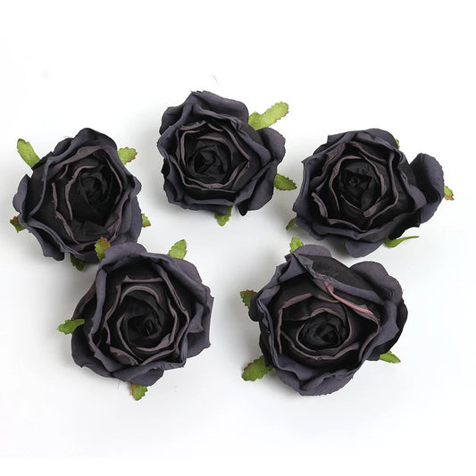 Elegant Black Artificial Flowers - Perfect for Weddings & Home Decor
