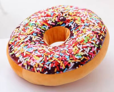 Plush Toy Office Lunch Break Waist Pillow Cute Simulation Chocolate Donut Pillow