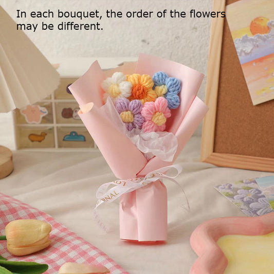 Bright Artificial Flower Bouquet - Vibrant Decorative Floral Gift