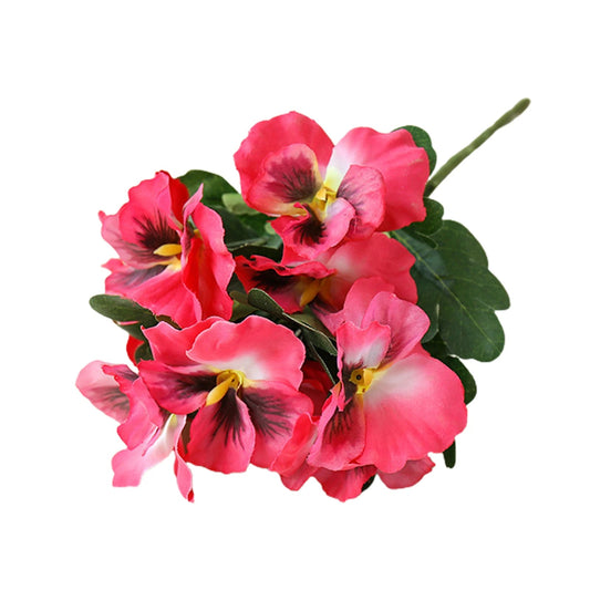 Vibrant Pansy Artificial Flower - High Quality Home Decoration