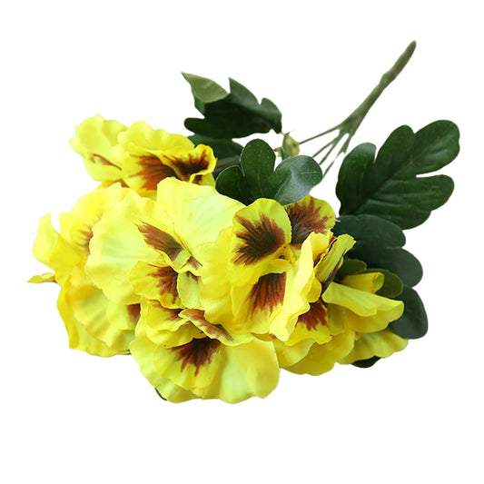 Vibrant Pansy Artificial Flower - High Quality Home Decoration