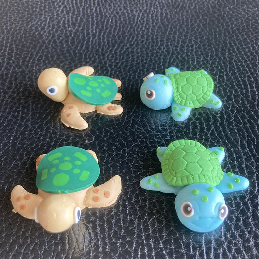 AADECORZZ Handmade Turtle Cake Toppers for Under the Sea Parties
