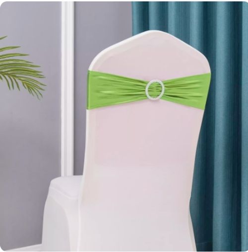 Chair Bands 50PCS - High Quality Stretch Sashes for Banquet Events