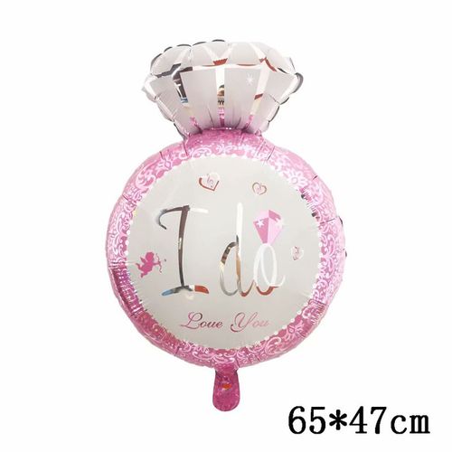 Disney Big Gold Diamond Ring Foil Balloons for Celebrations