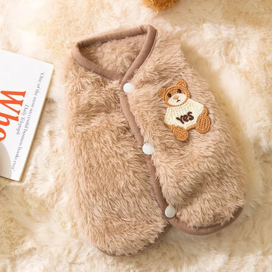 DOGGYZSTYLE Fashionable Cotton Winter Cardigan for Dogs & Cats