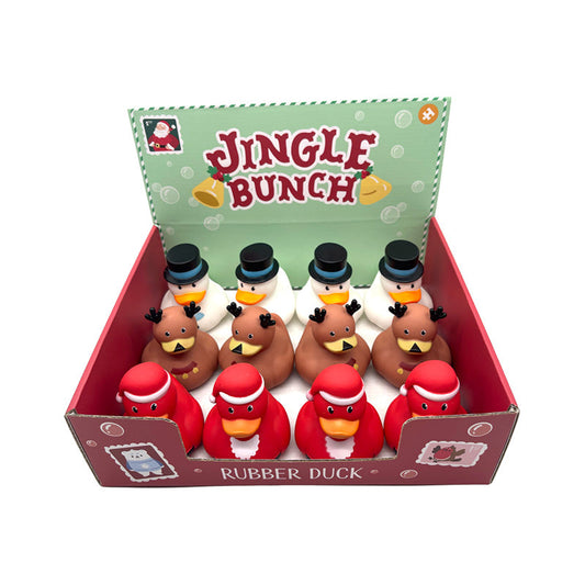 Jingle Bunch Christmas Duck Bath Time Toy