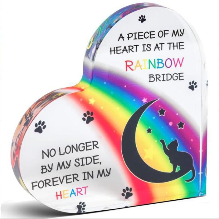 Acrylic Ornament Heart-shaped Crafts Valentine's Day Mother's Day Halloween Gift For Friends And Relatives Commemorative Gift | Luxury Home Accessories | Heulog Glow