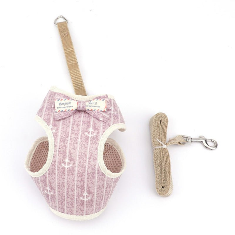 Adjustable Dog Chest Strap Wholesale Korean Fashion Breathable Mesh Pet Vest Type Leash | Luxury Home Accessories | Heulog Glow