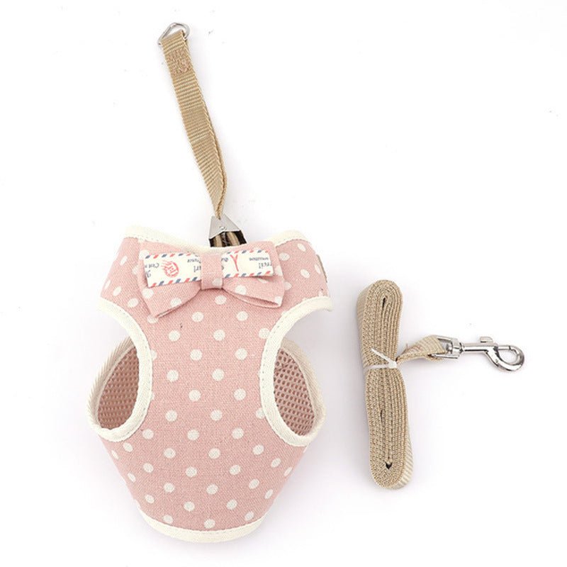 Adjustable Dog Chest Strap Wholesale Korean Fashion Breathable Mesh Pet Vest Type Leash | Luxury Home Accessories | Heulog Glow