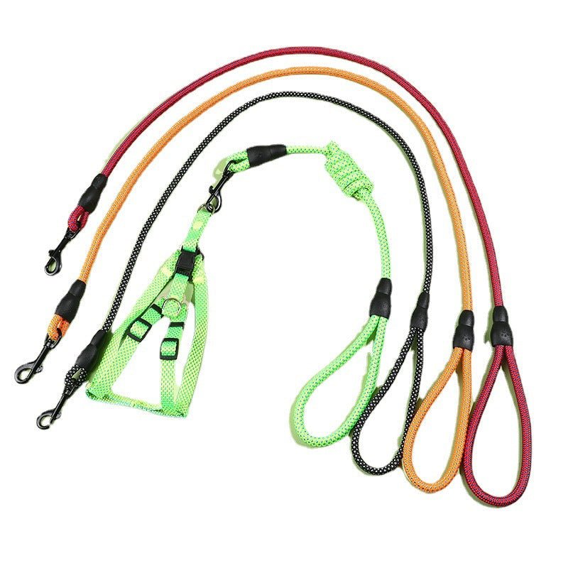 Adjustable Nylon Woven Pet Traction Rope | Luxury Home Accessories | Heulog Glow