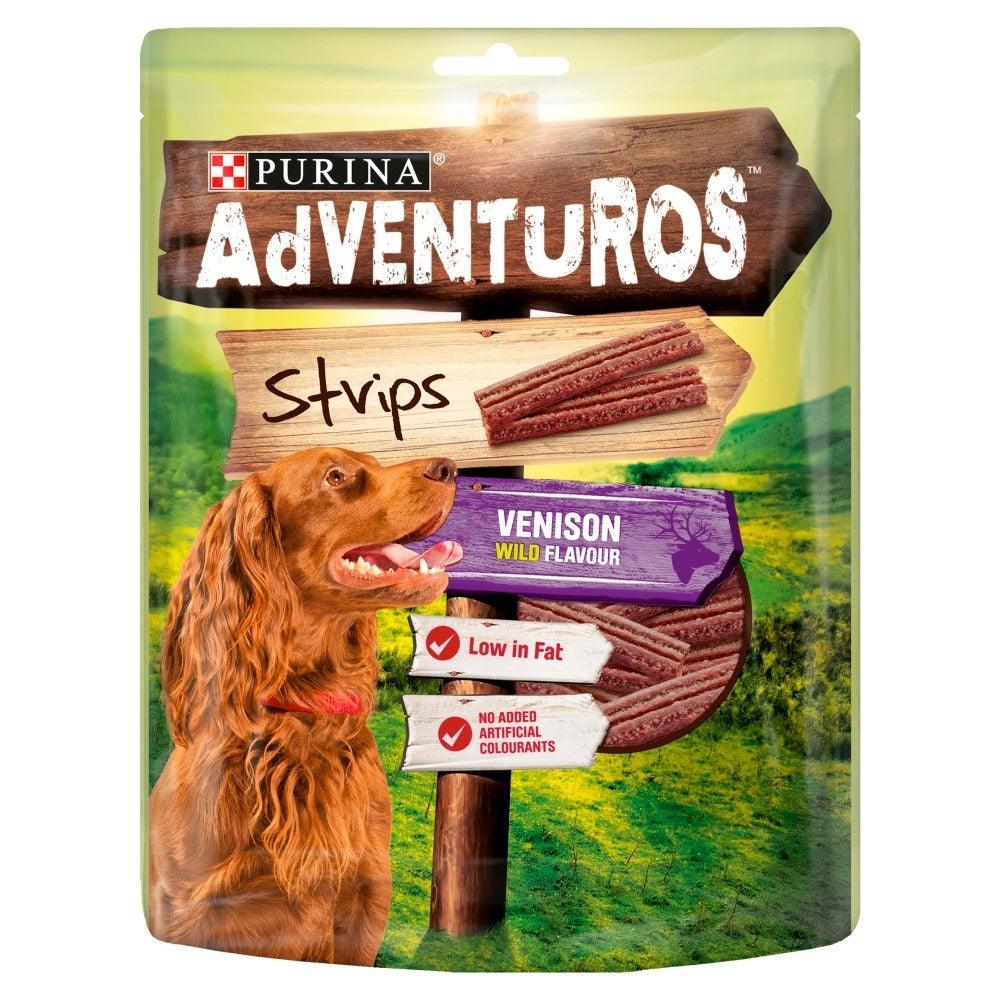 Adventuros Wild Venison Strips 90g | Luxury Home Accessories | Heulog Glow