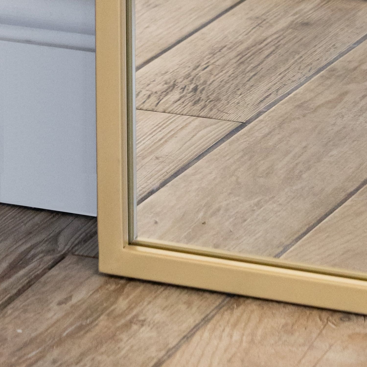 Akiko - Full Length Gold Metal Arched Mirror - 180cm x 90cm | Luxury Home Accessories | Heulog Glow