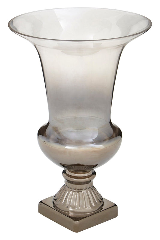 Alexa Ombre Fluted Large Glass Vase | Luxury Home Accessories | Heulog Glow