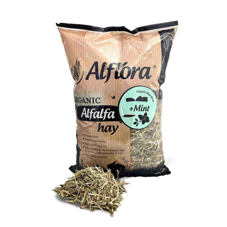 Alflora Organic Alfalfa Hay Mint 1kg | Luxury Home Accessories | Heulog Glow