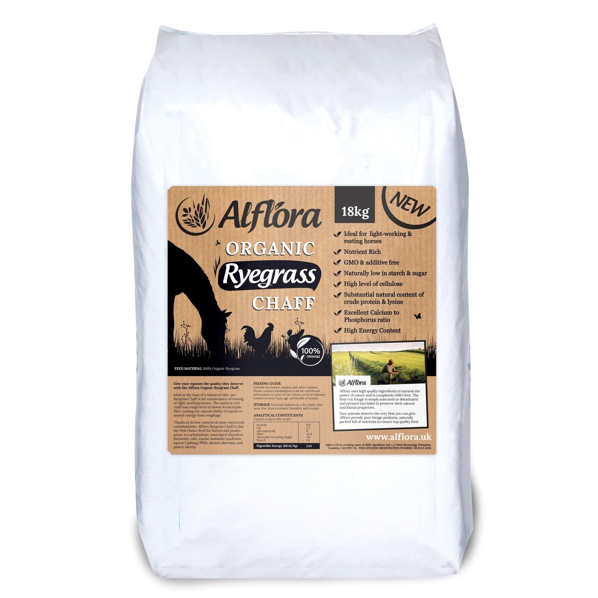Alflora Organic Ryegrass Chaff | Luxury Home Accessories | Heulog Glow
