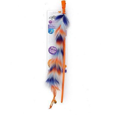 All For Paws Furry Ball Long Fluffy Wand Orange | Luxury Home Accessories | Heulog Glow