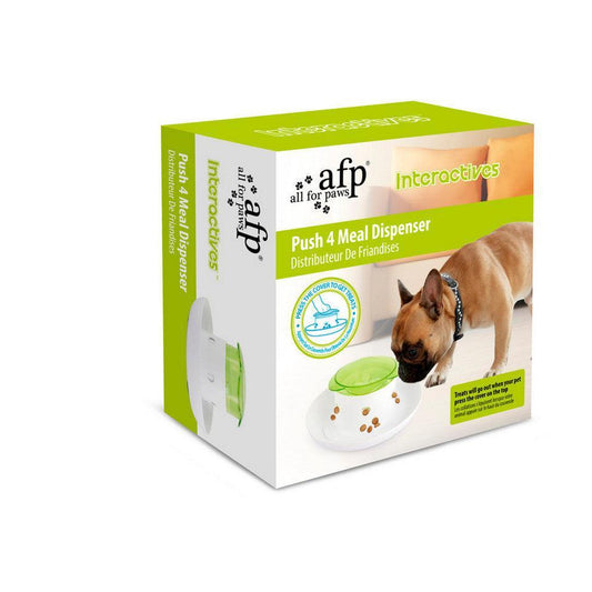 All For Paws Interactives - Push4meal Dispenser | Luxury Home Accessories | Heulog Glow