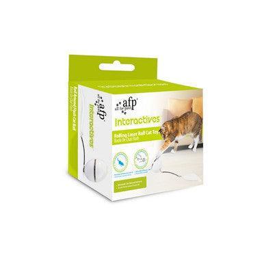 All For Paws Interactives Rolling Laser Ball Cat Toy | Luxury Home Accessories | Heulog Glow