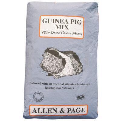 Allen & Page Guinea Pig Complete Mix 20kg | Luxury Home Accessories | Heulog Glow