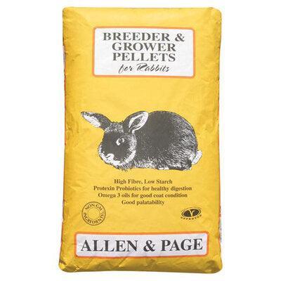 Allen & Page Rabbit Breeder & Grower Pellets | Luxury Home Accessories | Heulog Glow