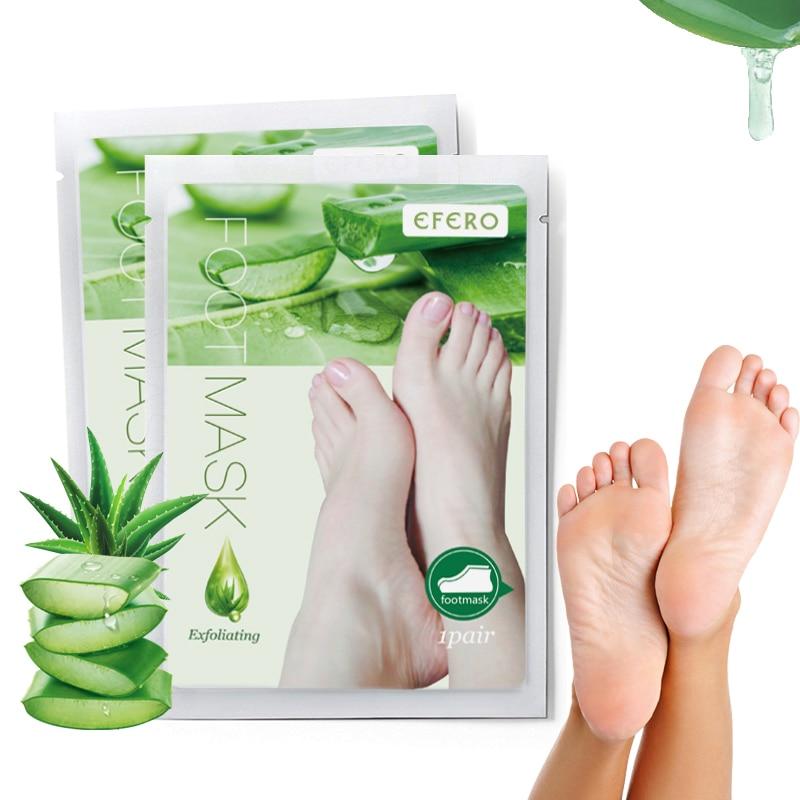 Aloe Vera Foot Mask Peeling For Legs Feet Mask Exfoliating Socks Scrub For Pedicure Anti Crack Heel Remove Skin Foot Patch | Luxury Home Accessories | Heulog Glow
