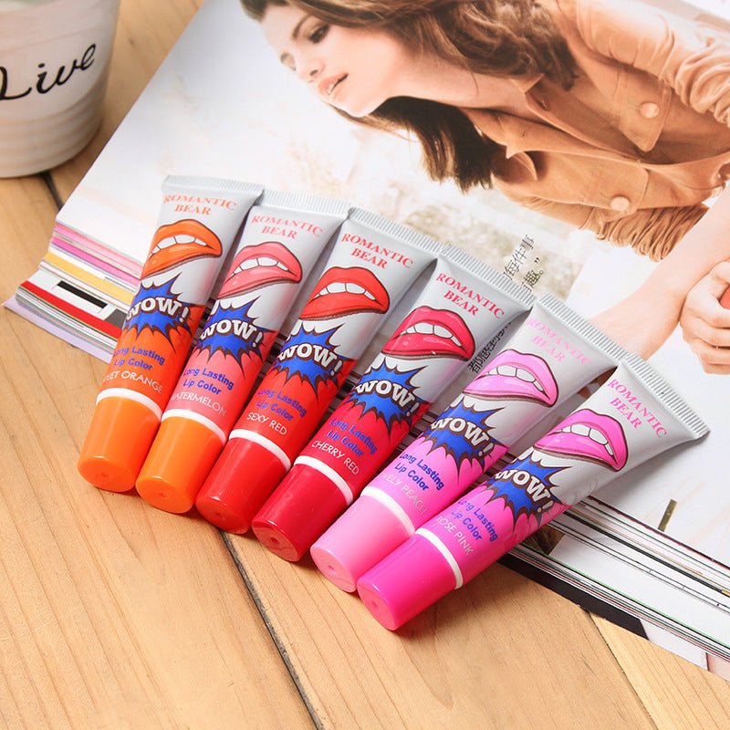 Amazing 6 Colors Peel Off Liquid Lipstick Waterproof Long Lasting Lip Gloss Mask Moisturizer Makeup Tear Pull Lip Lint Cosmetic | Luxury Home Accessories | Heulog Glow