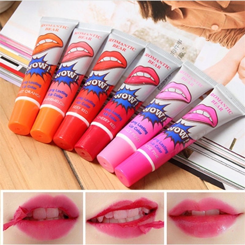 Amazing 6 Colors Peel Off Liquid Lipstick Waterproof Long Lasting Lip Gloss Mask Moisturizer Makeup Tear Pull Lip Lint Cosmetic | Luxury Home Accessories | Heulog Glow