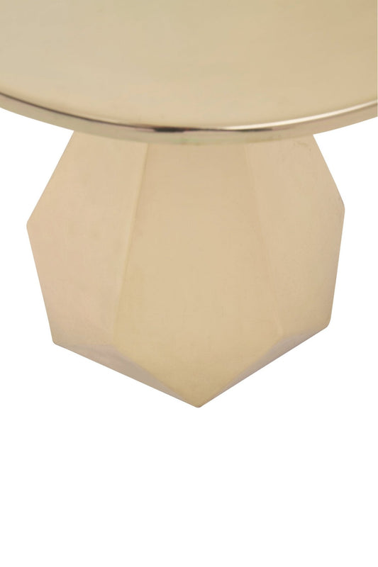 Amira Shiny Gold Side Table | Luxury Home Accessories | Heulog Glow