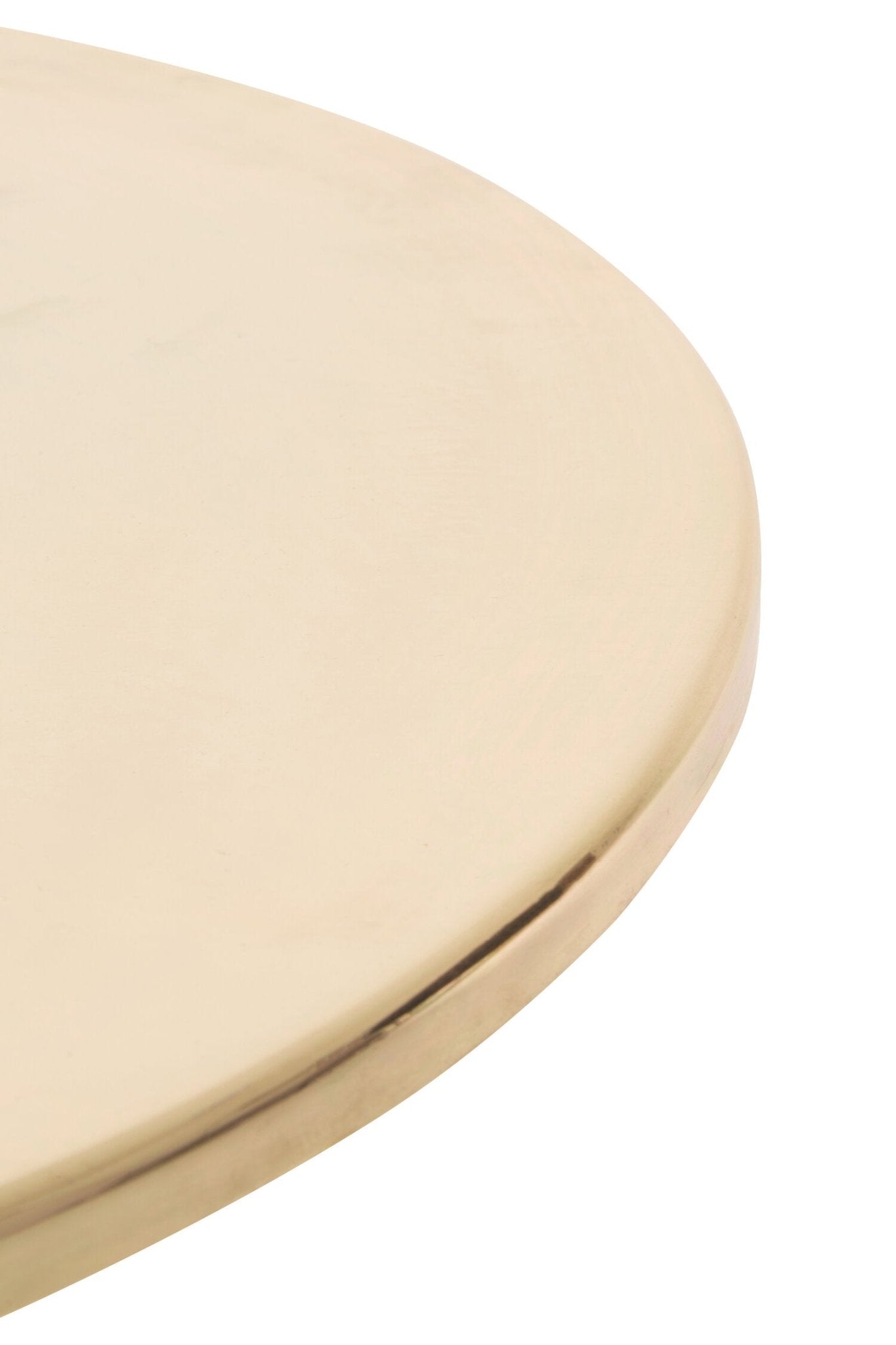 Amira Shiny Gold Side Table | Luxury Home Accessories | Heulog Glow