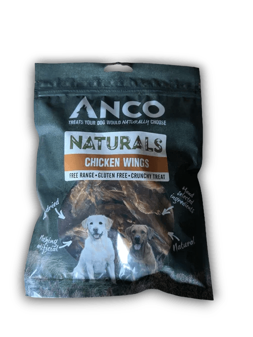 Anco Naturals Chicken Wings BULK DEAL 12x200g | Luxury Home Accessories | Heulog Glow