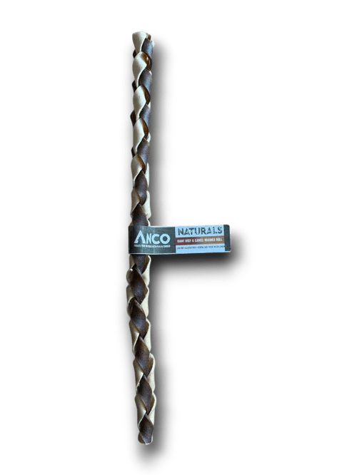 Anco Naturals Giant Beef and Camel Braided Roll BULK DEAL x 20 | Luxury Home Accessories | Heulog Glow