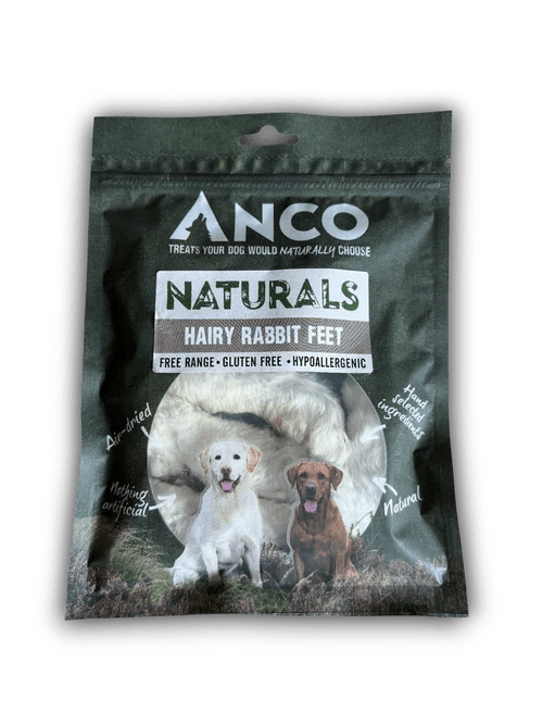 Anco Naturals Hairy Rabbit Feet BULK DEAL 12x100g | Luxury Home Accessories | Heulog Glow
