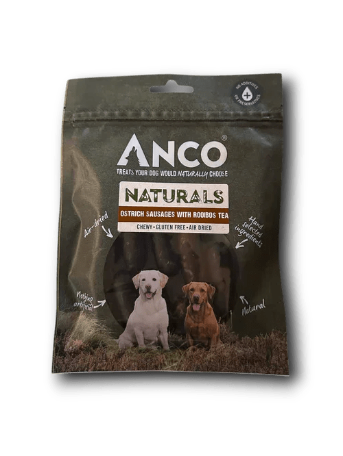 Anco Naturals Ostrich Sausages with Rooibos BULK DEAL 12x9pcs | Luxury Home Accessories | Heulog Glow