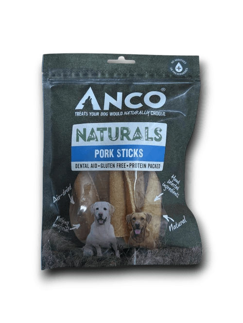 Anco Naturals Pork Sticks BULK DEAL 12x100g | Luxury Home Accessories | Heulog Glow