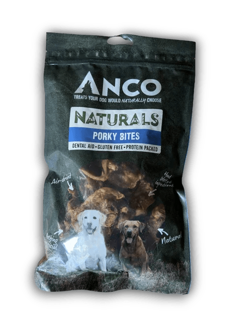 Anco Naturals Porky Bites BULK DEAL 12x250g | Luxury Home Accessories | Heulog Glow