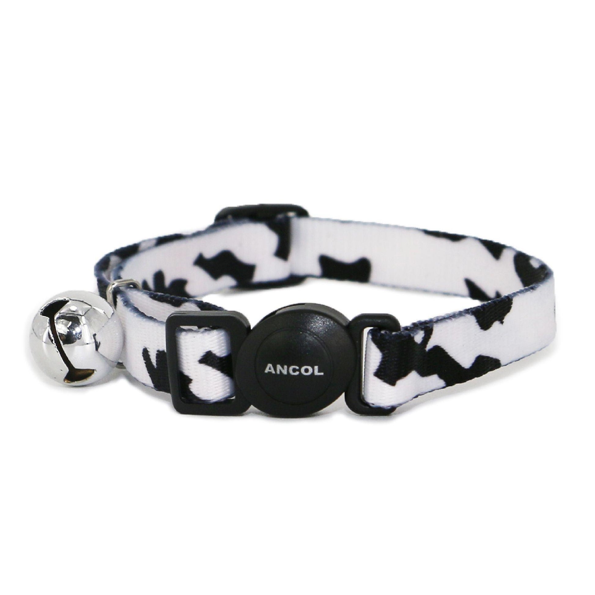 Ancol Cat Camouflage Safe Collar Blk/Wht | Luxury Home Accessories | Heulog Glow