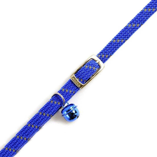Ancol Cat Col Soft Weave Refl Blue | Luxury Home Accessories | Heulog Glow