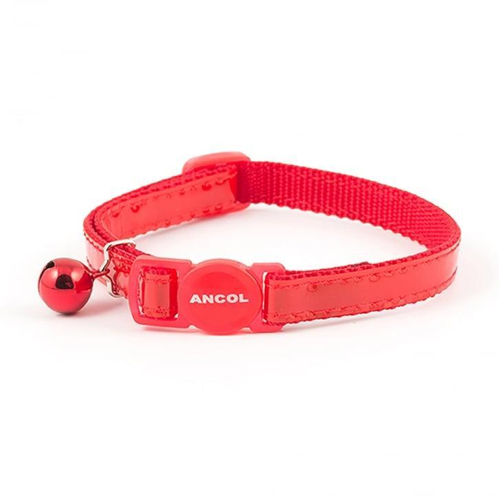 Ancol Cat Collar Refl Gloss Red | Luxury Home Accessories | Heulog Glow