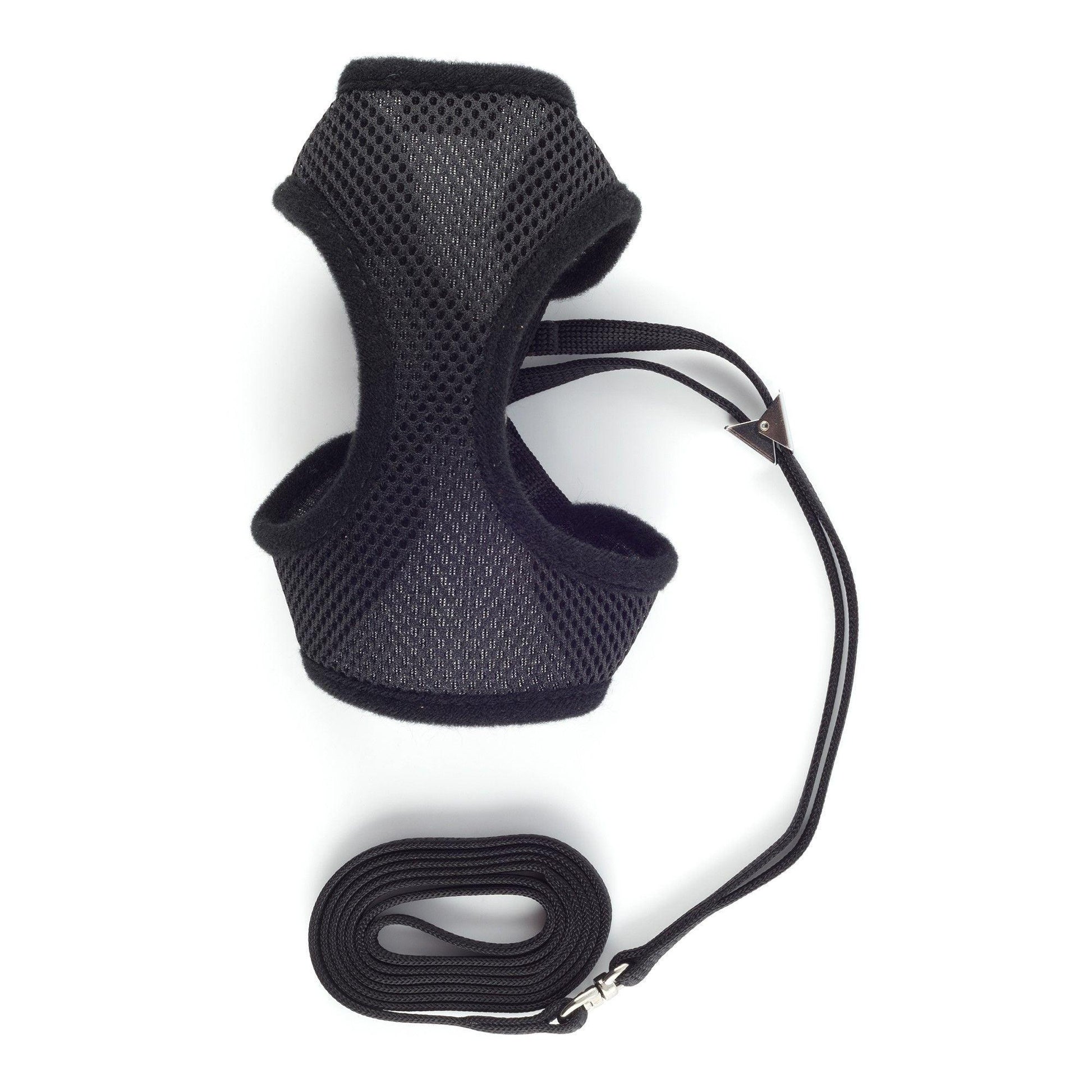 Ancol Cat Soft Harness & Lead Blck | Luxury Home Accessories | Heulog Glow